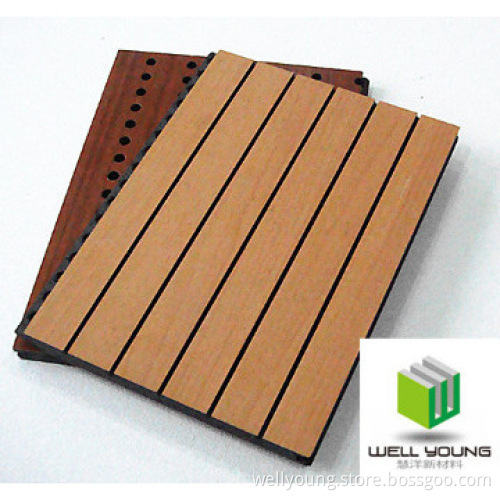 slot hole perforated acoustic panel
